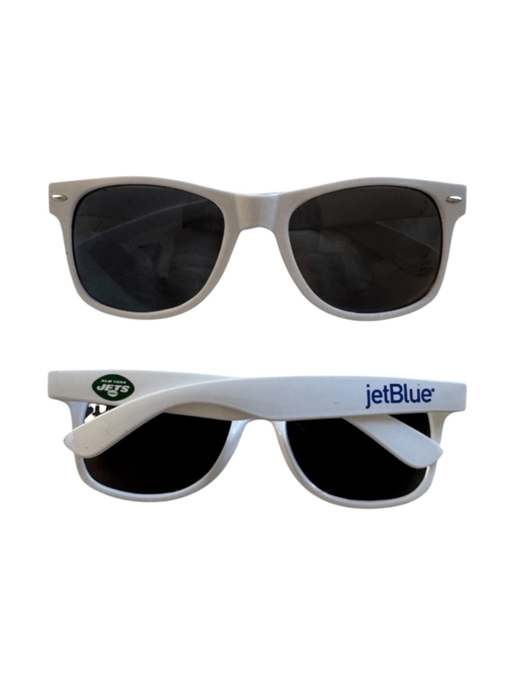 New York Jets White Sunglasses